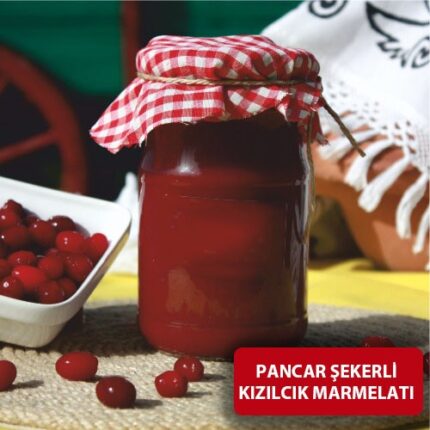 Pancar Şekerli Kızılcık Marmelatı