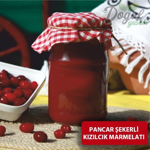 Pancar Şekerli Kızılcık Marmelatı